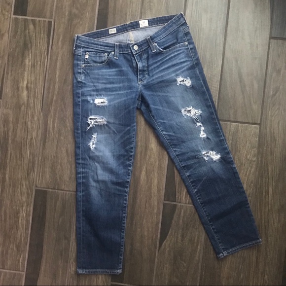 Ag Adriano Goldschmied Denim - Adriano Goldschmied Stilt Crop 15 Yr Shredded 29R